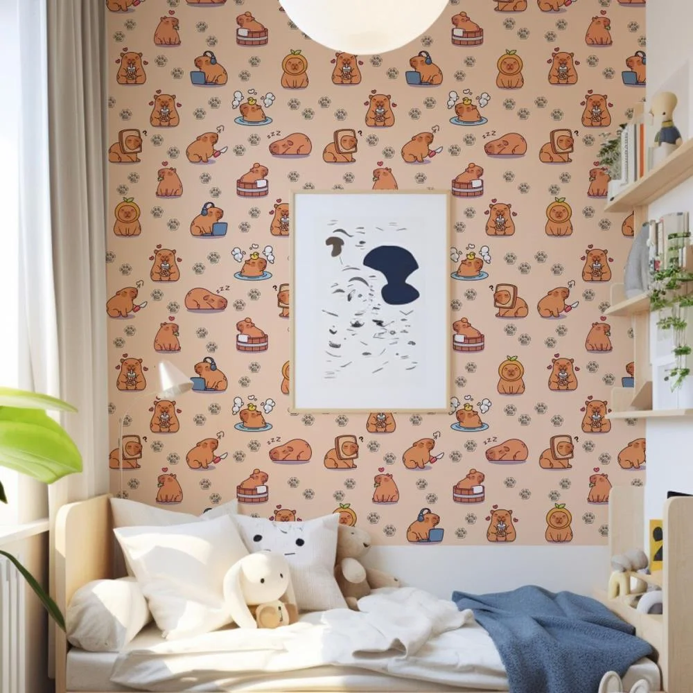 CONTACT DECORADO 45CMX10M CAPIVARA CONTACT (ROLO) - imagem 4