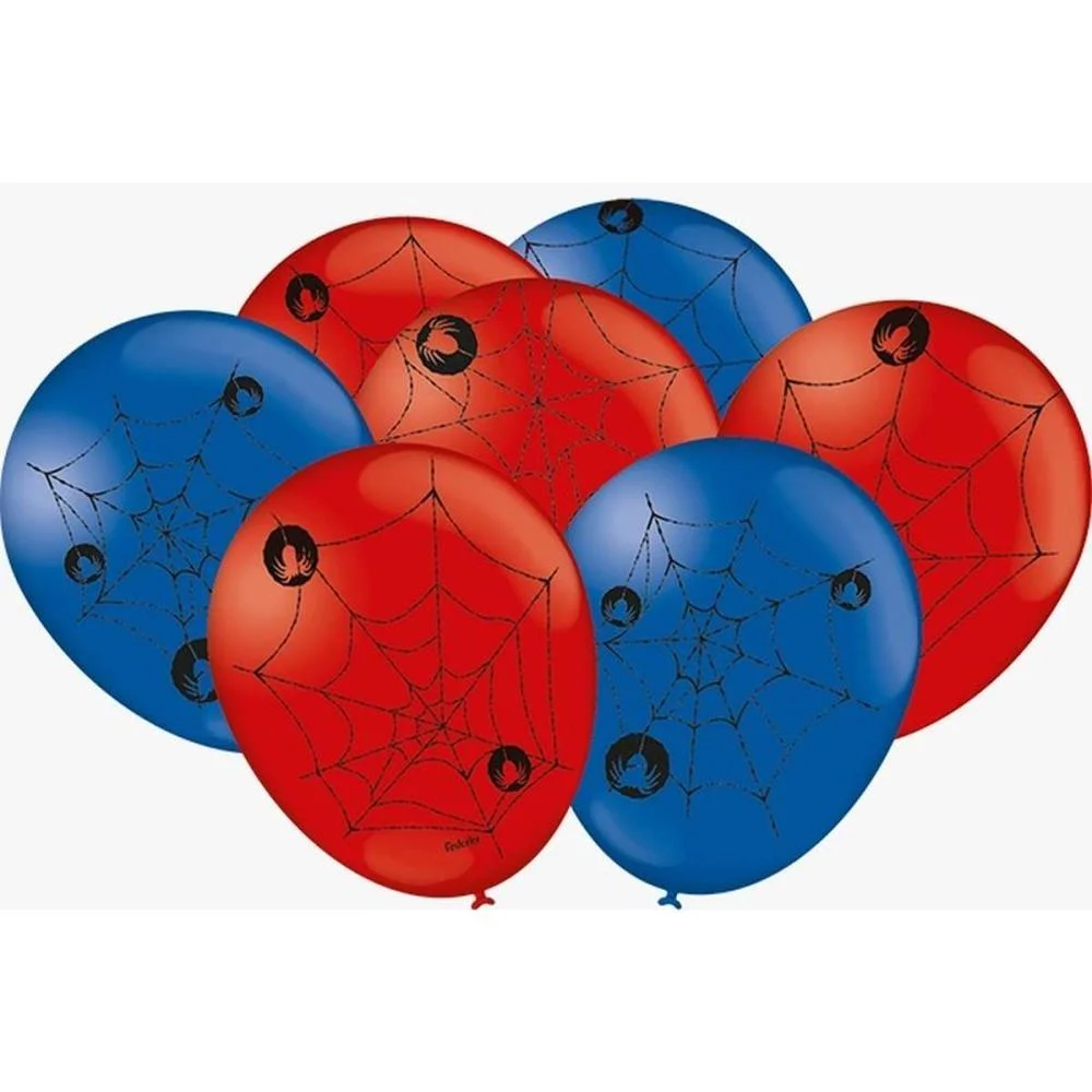 BALAO 9 DECORADO TEIA DE ARANHA FESTCOLOR (PCT.C/25) - imagem 3