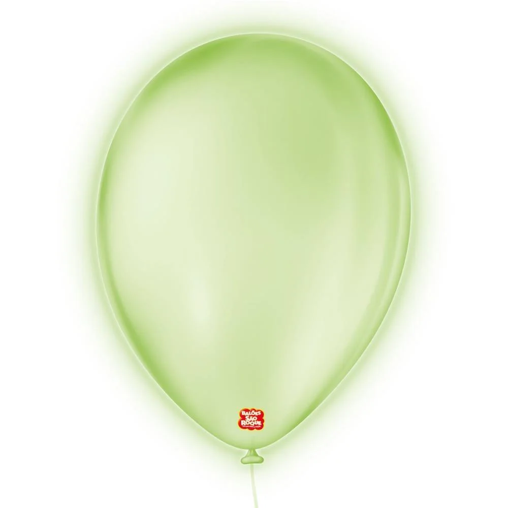 BALAO 9 LISO NEON VERDE IMPERIAL SAO ROQUE (PCT.C/25) - imagem 4