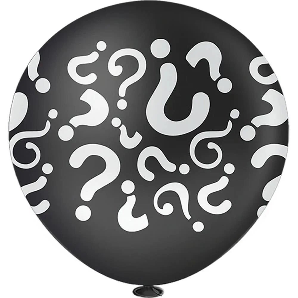 BALAO GIGANTE MAXI BALL SURPRESA PRETO/BCO. RIBERBALL  - imagem 2