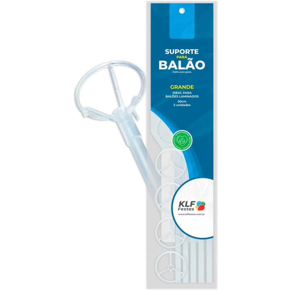 SUPORTE PARA BALAO CRISTAL 50CM KLF FESTAS (PCT.C/05) - imagem 2