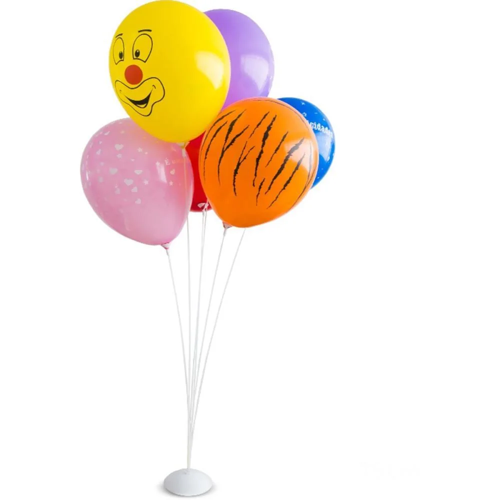 SUPORTE PARA BALAO KIT ARRANJO CHAO 75CM 6 HASTES KLF FESTAS  - imagem 2