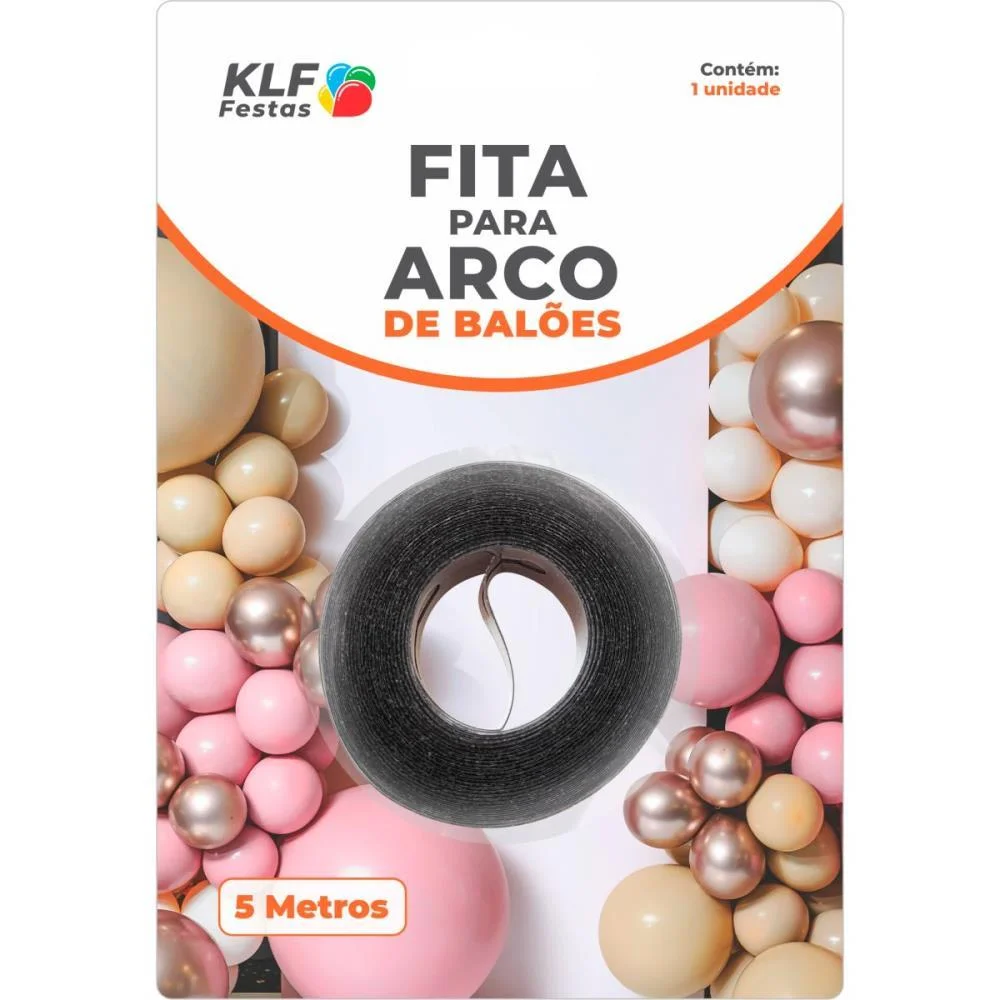 SUPORTE PARA BALAO FITA PARA ARCO DE BALOES 5M KLF FESTAS (PCT.C/10) - imagem 3