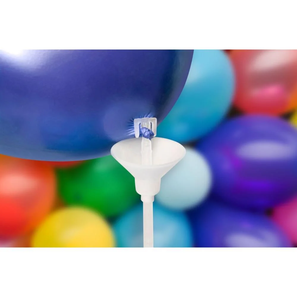 SUPORTE PARA BALAO CLIQUE MEDIO BRANCO 33CM. KLF FESTAS (PCT.C/10) - imagem 4