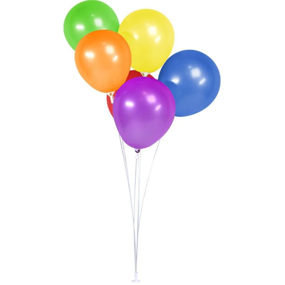 SUPORTE PARA BALAO KIT ARRANJO CHAO 60CM 6 HASTES KLF FESTAS  - imagem 2