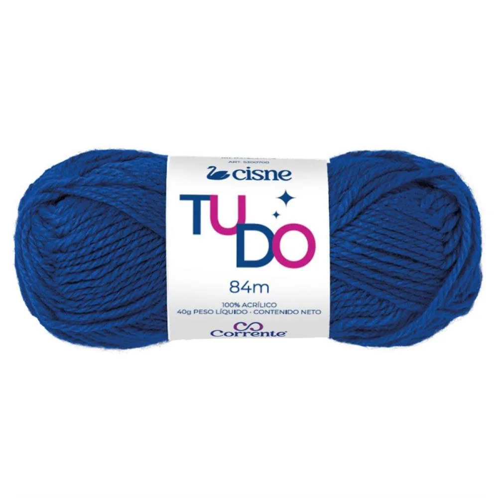 LA TRICO CISNE TUDO 00143 40G AZUL FRANCA COATS CORRENTE (PCT.C/05) - imagem 3