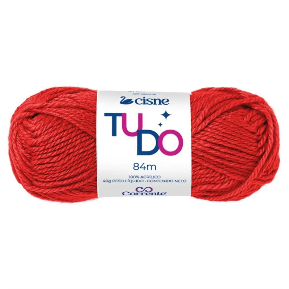 LA TRICO CISNE TUDO 00330 40G VERMELHO COATS CORRENTE (PCT.C/05) - imagem 3