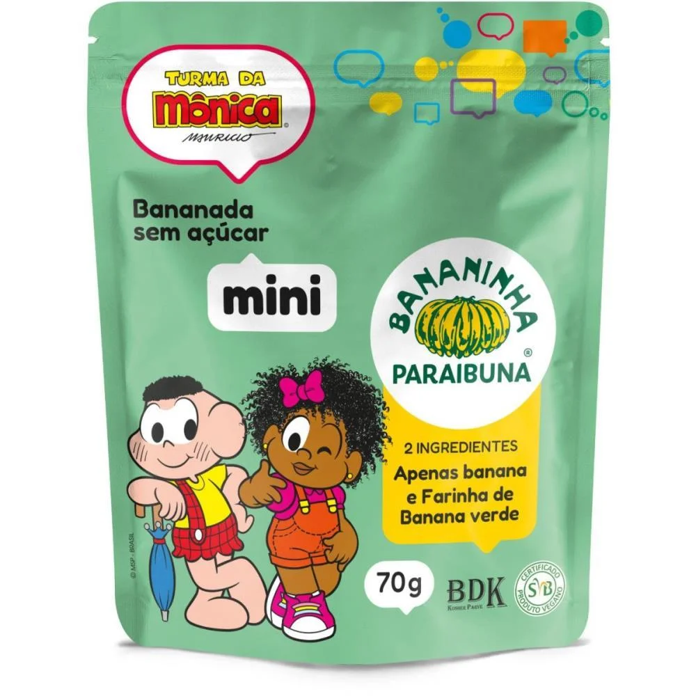 DOCE T. DA MONICA BANANINHA S/A 70G BANANINHA PARAIBUNA  - imagem 2