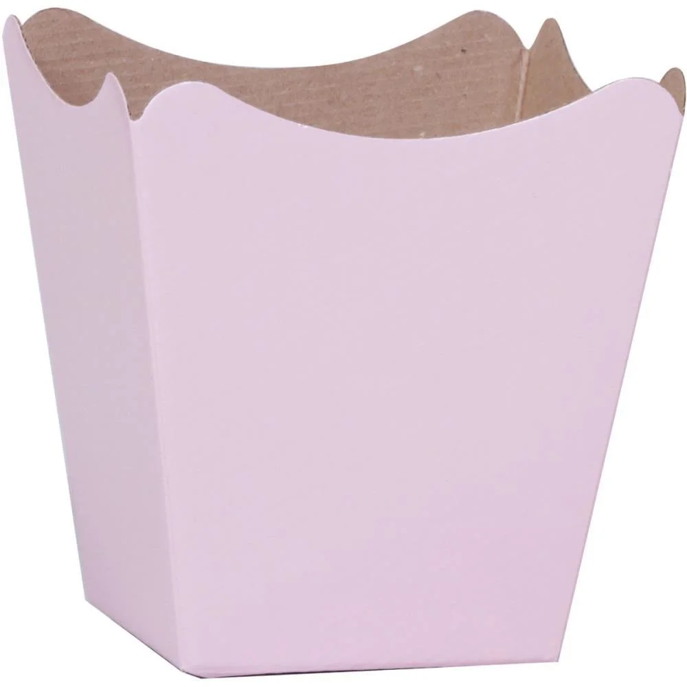 CACHEPOT PAPER LISO POTE 15 ROSA QUARTZ 16X17X11CM XINGO EMBALAGENS (PCT.C/10) - imagem 2
