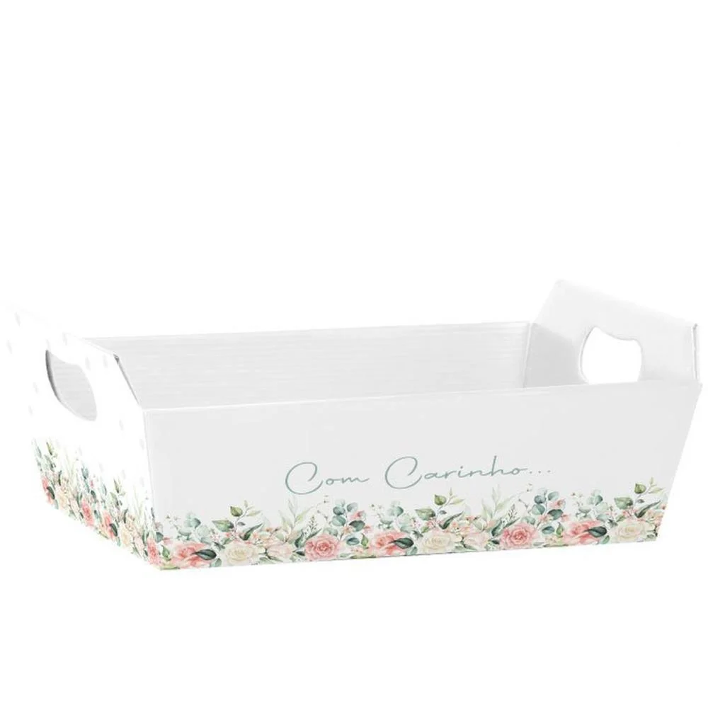 CESTA DE PAPEL ALICE P 21,5X8X15CM XINGO EMBALAGENS (PCT.C/04) - imagem 4