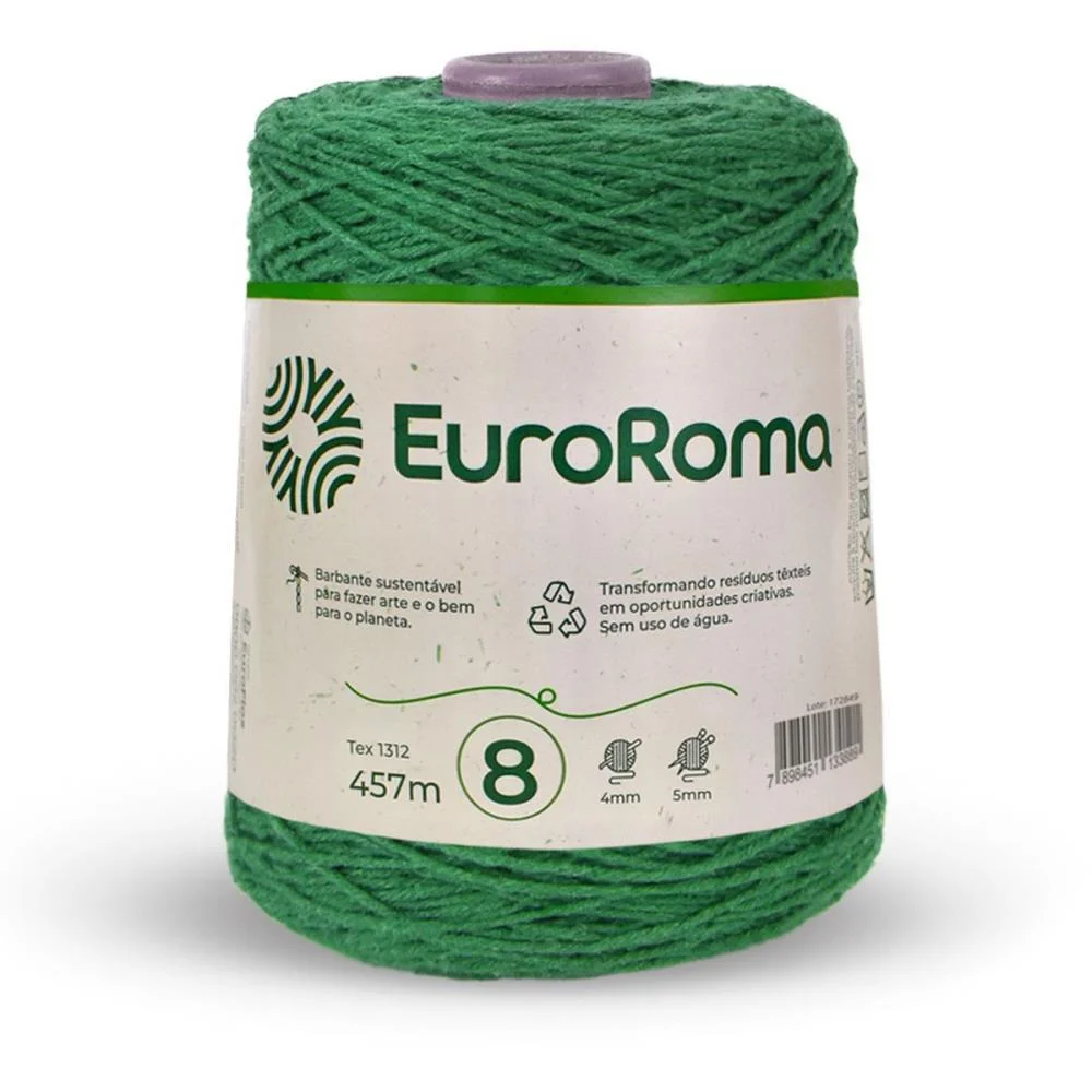 BARBANTE COLORIDO 600G 4/8 FIOS 457M VD.BANDEIRA EUROROMA  - imagem 2