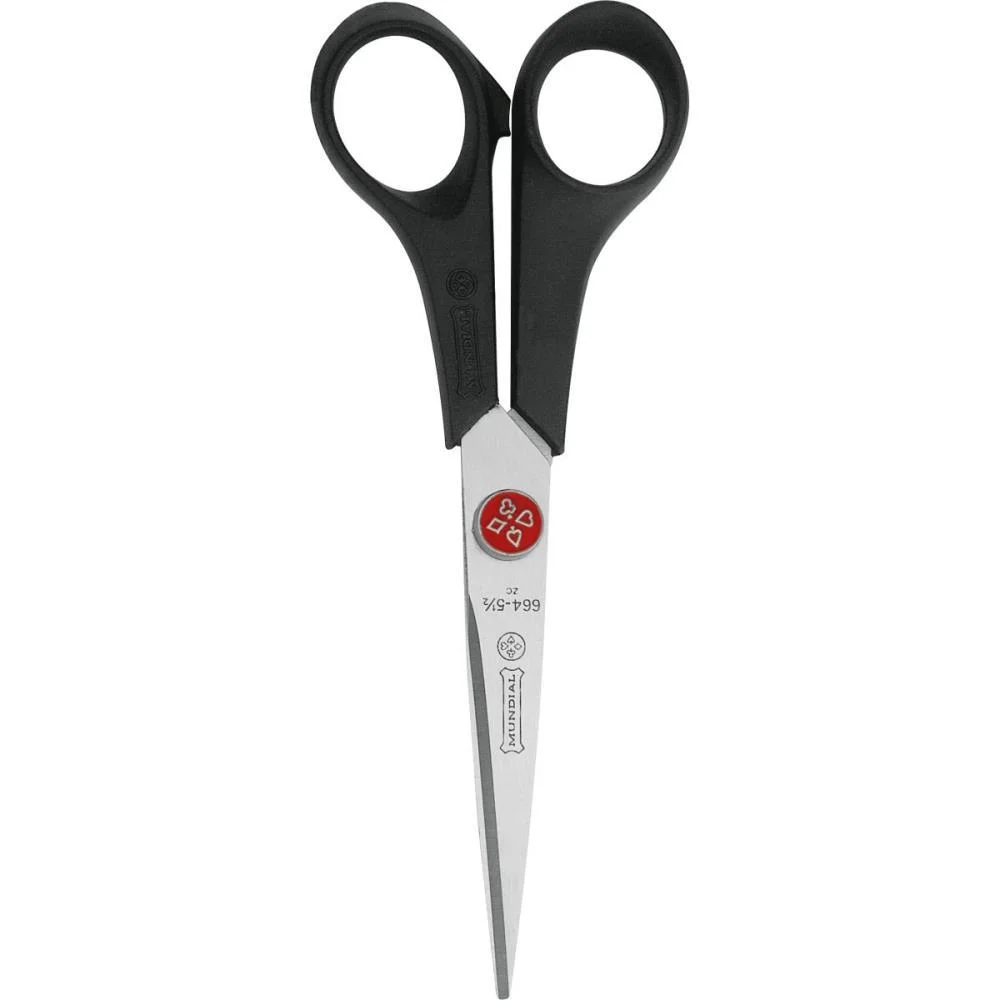 TESOURA HOBBY PONTO VERMELHO 19CM MUNDIAL  - imagem 4