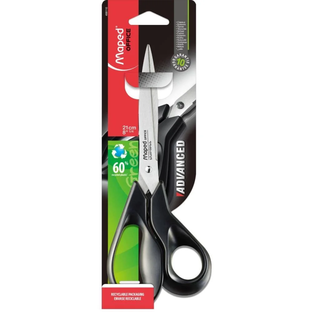 TESOURA MULTIUSO ADVANCED GREEN 21CM MAPED (BLISTER) - imagem 4