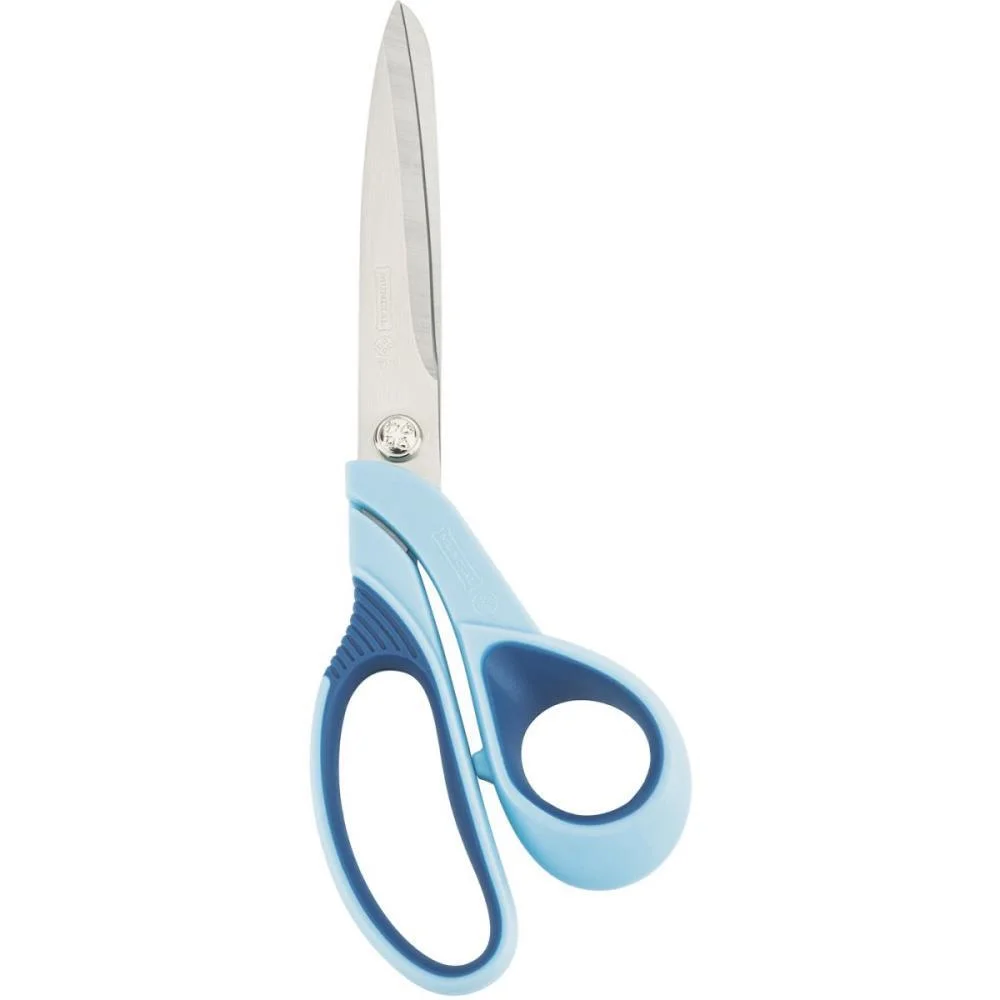 TESOURA COSTURA SUPER EDGE AZUL 24CM MUNDIAL (BLISTER) - imagem 2