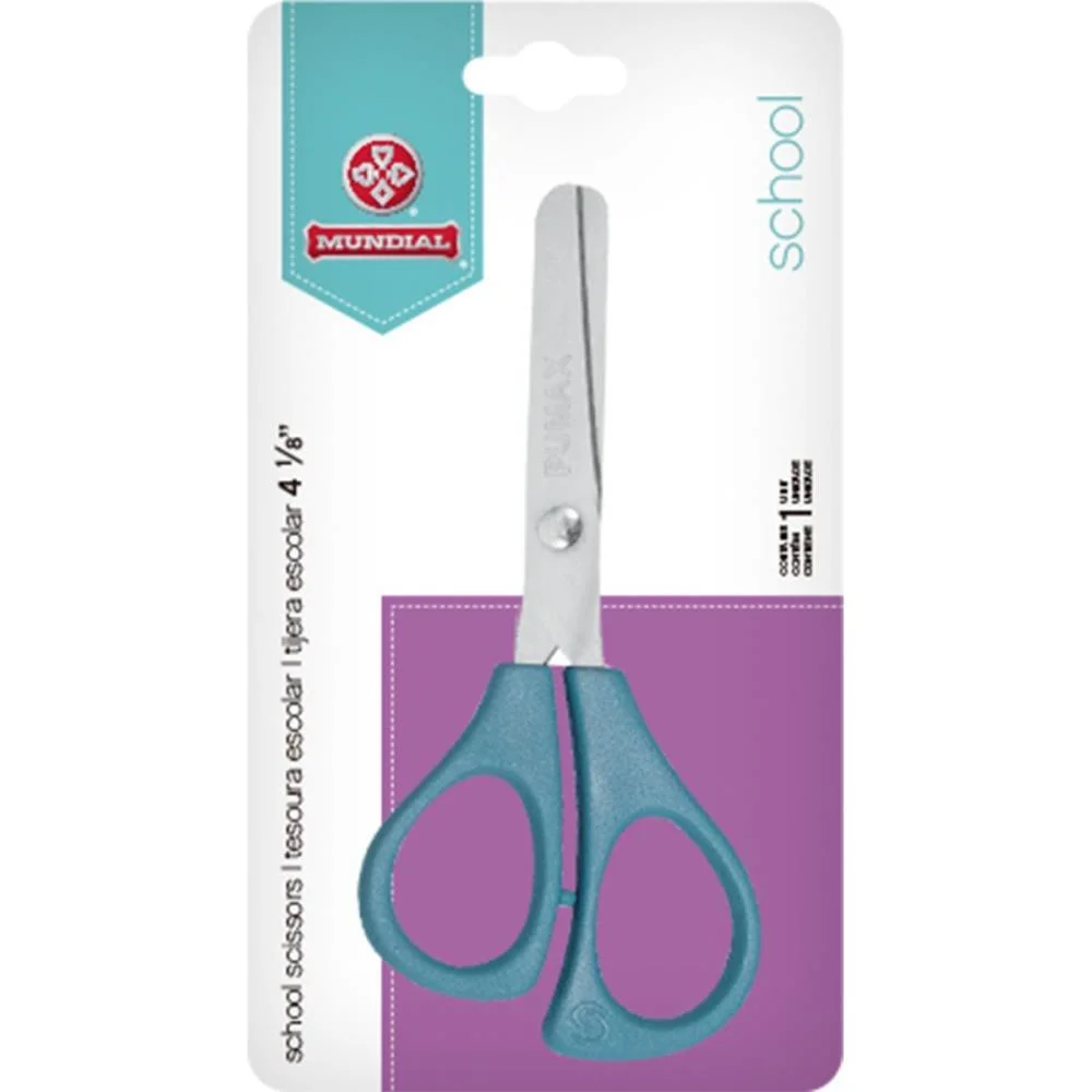 TESOURA ESCOLAR PUMAX CORES 11CM (S) MUNDIAL  - imagem 4