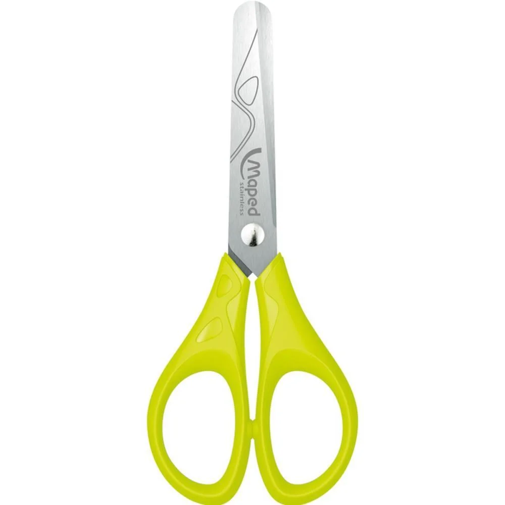 TESOURA ESCOLAR PULSE JACARE 13CM. CORES SORTI MAPED (DP.C/24) - imagem 3