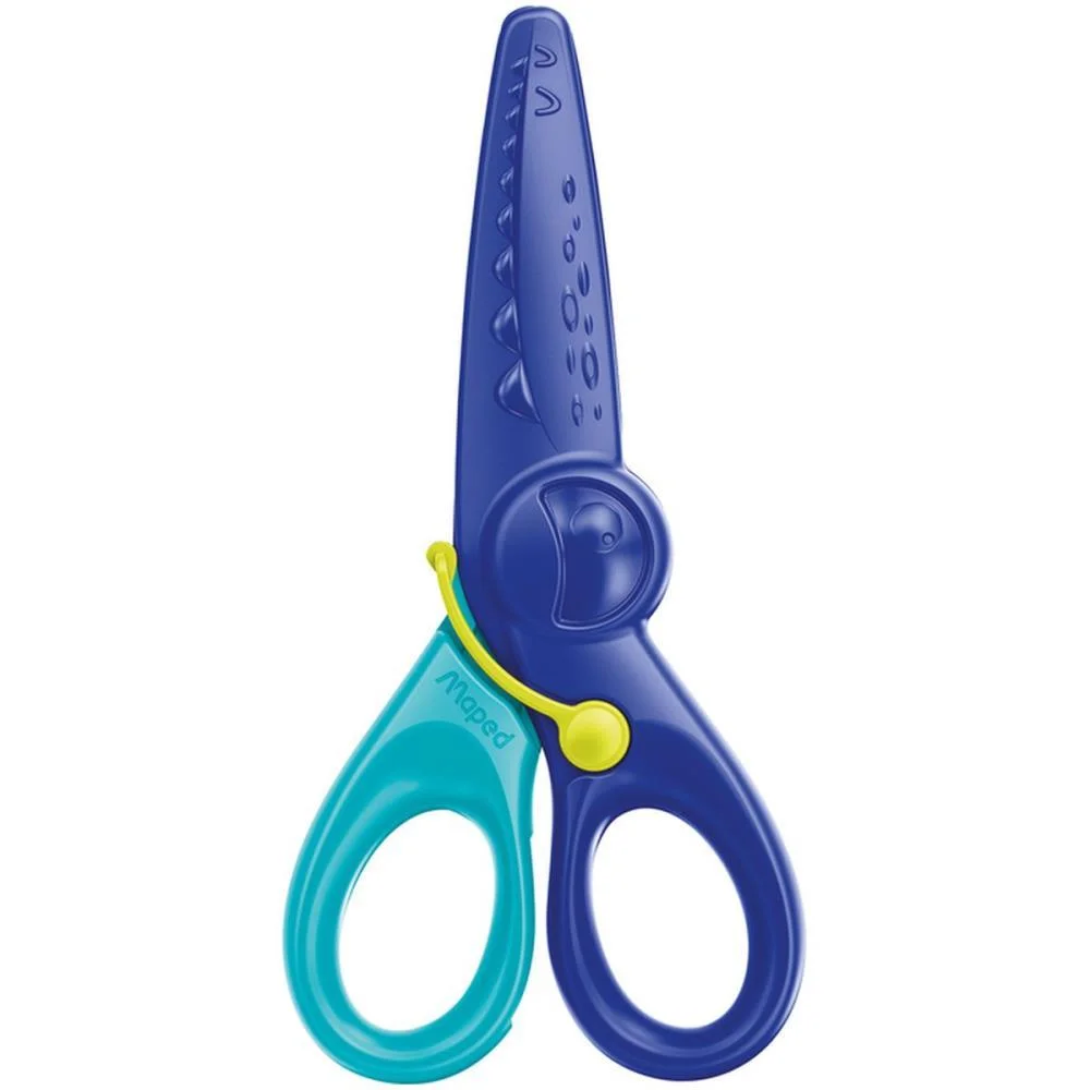 TESOURA ESCOLAR KIDIPULSE JACARE 12CM MAPED (BLISTER) - imagem 4