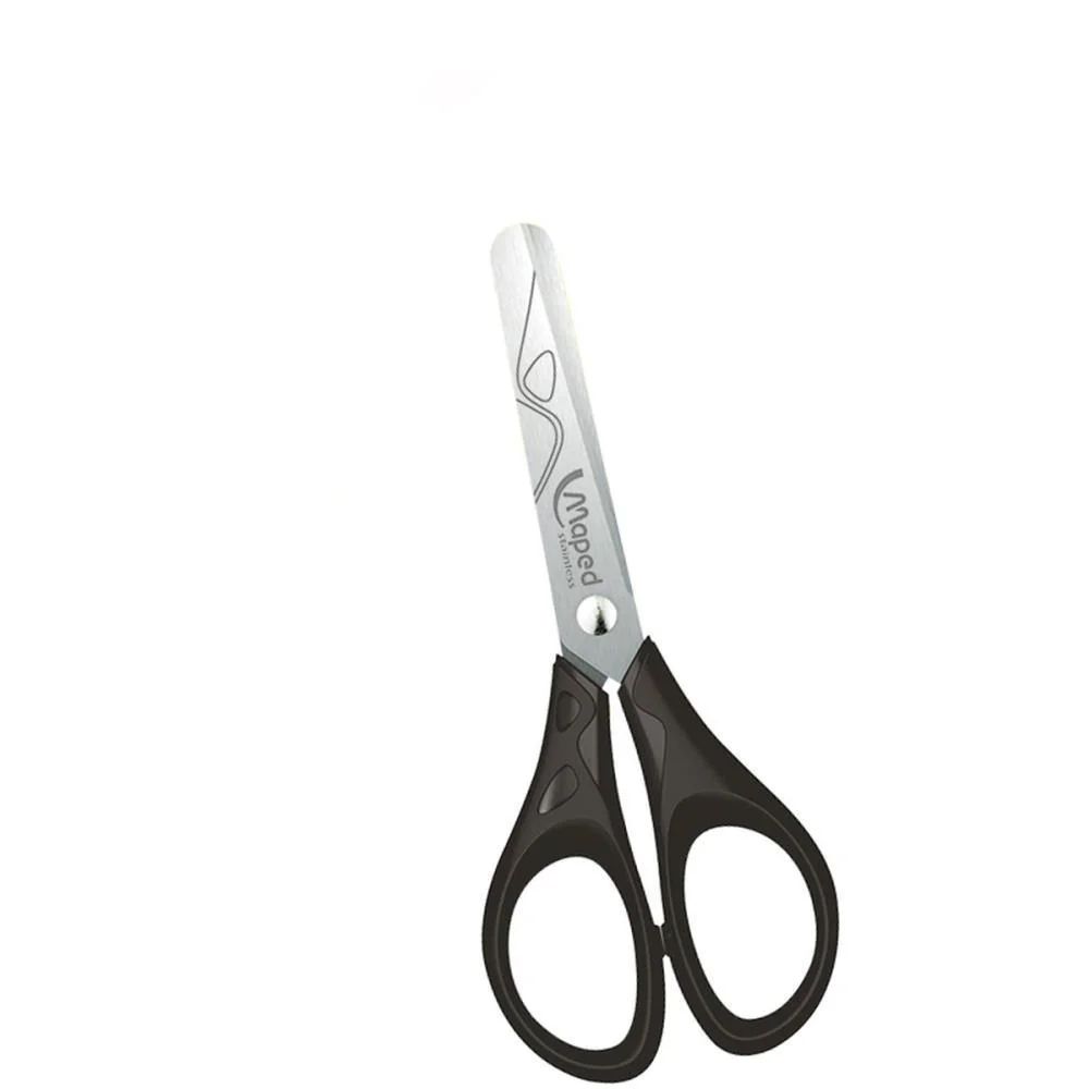 TESOURA ESCOLAR ESSENTIALS PRETA 13CM MAPED (DP.C/24) - imagem 4