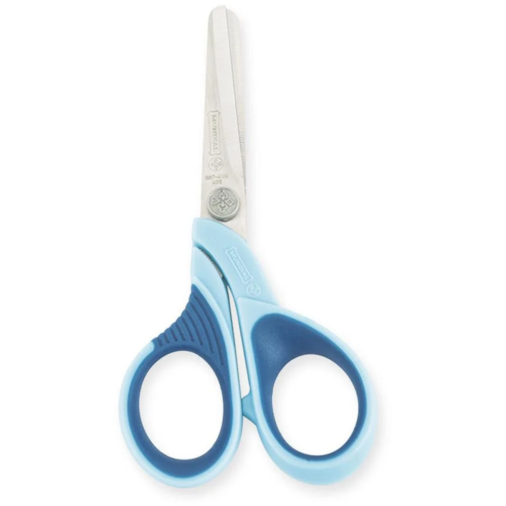 TESOURA ESCOLAR AZUL 11CM MUNDIAL  - imagem 2