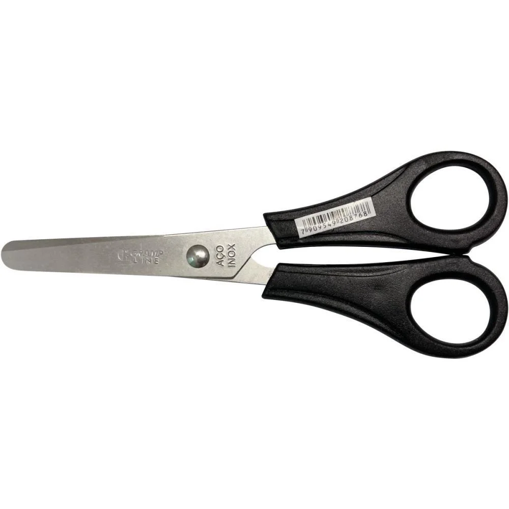 TESOURA ESCOLAR G-0120 PRETA 13CM GRAMP LINE (CX.C/20) - imagem 4