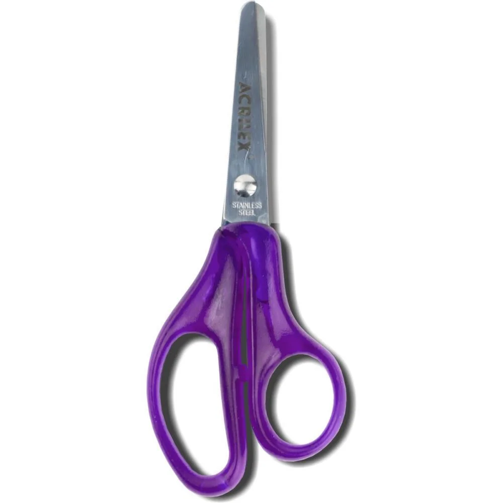 TESOURA ESCOLAR CORES SORTIDAS ACRILEX (CX.C/24) - imagem 3