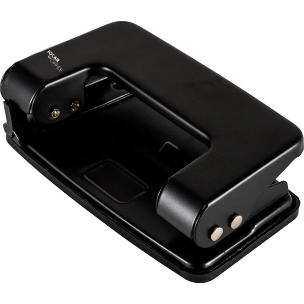 PERFURADOR DE PAPEL JOCAR PRETO 2 FUROS PEQ. P/12F LEONORA (UNIDADE) - imagem 3