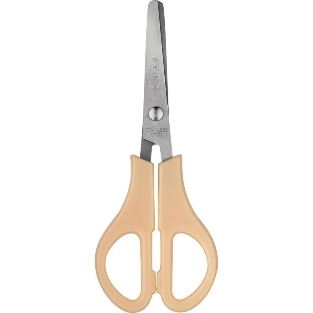 TESOURA ESCOLAR ACO 13CM C/REGUA 4 CORES PASTE BRW (DP.C/24) - imagem 7