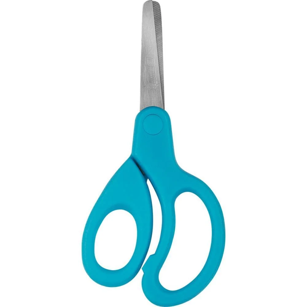 TESOURA ESCOLAR CURVA 13CM 3 CORES NEON BRW (DP.C/24) - imagem 3