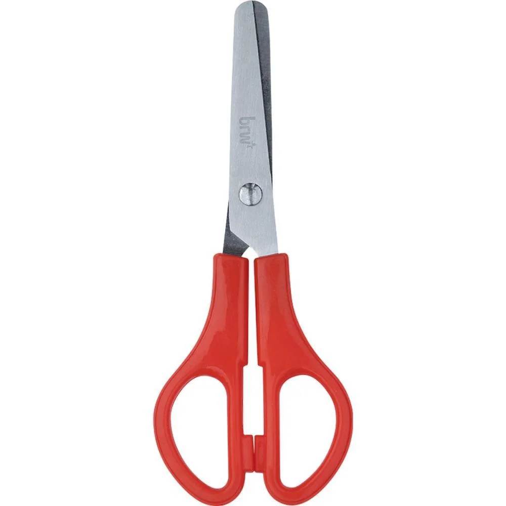 TESOURA ESCOLAR ACO 13CM C/REGUA 3 CORES NEON BRW (DP.C/24) - imagem 6