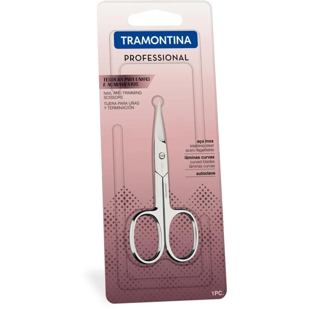 TESOURA HIGIENE PESSOAL P/UNHA E ACABAMENTOS ACO INOX TRAMONTINA  - imagem 6