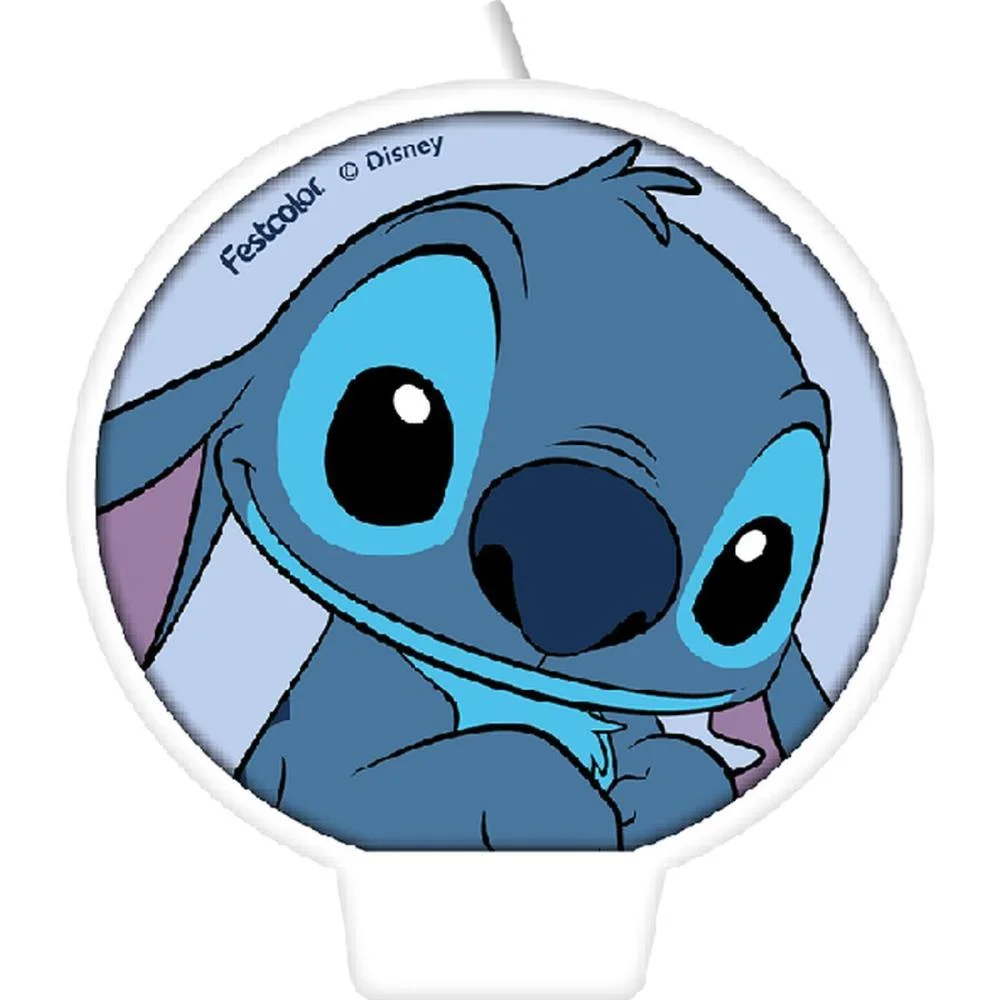 VELA PARA ANIVERSARIO STITCH PLANA FESTCOLOR  - imagem 2