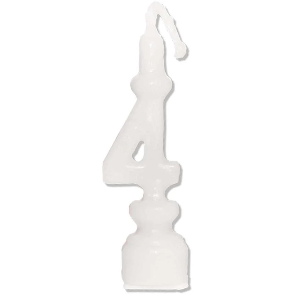 VELA PARA ANIVERSARIO N.04 BRANCA FESTCOLOR (CX.C/10) - imagem 2