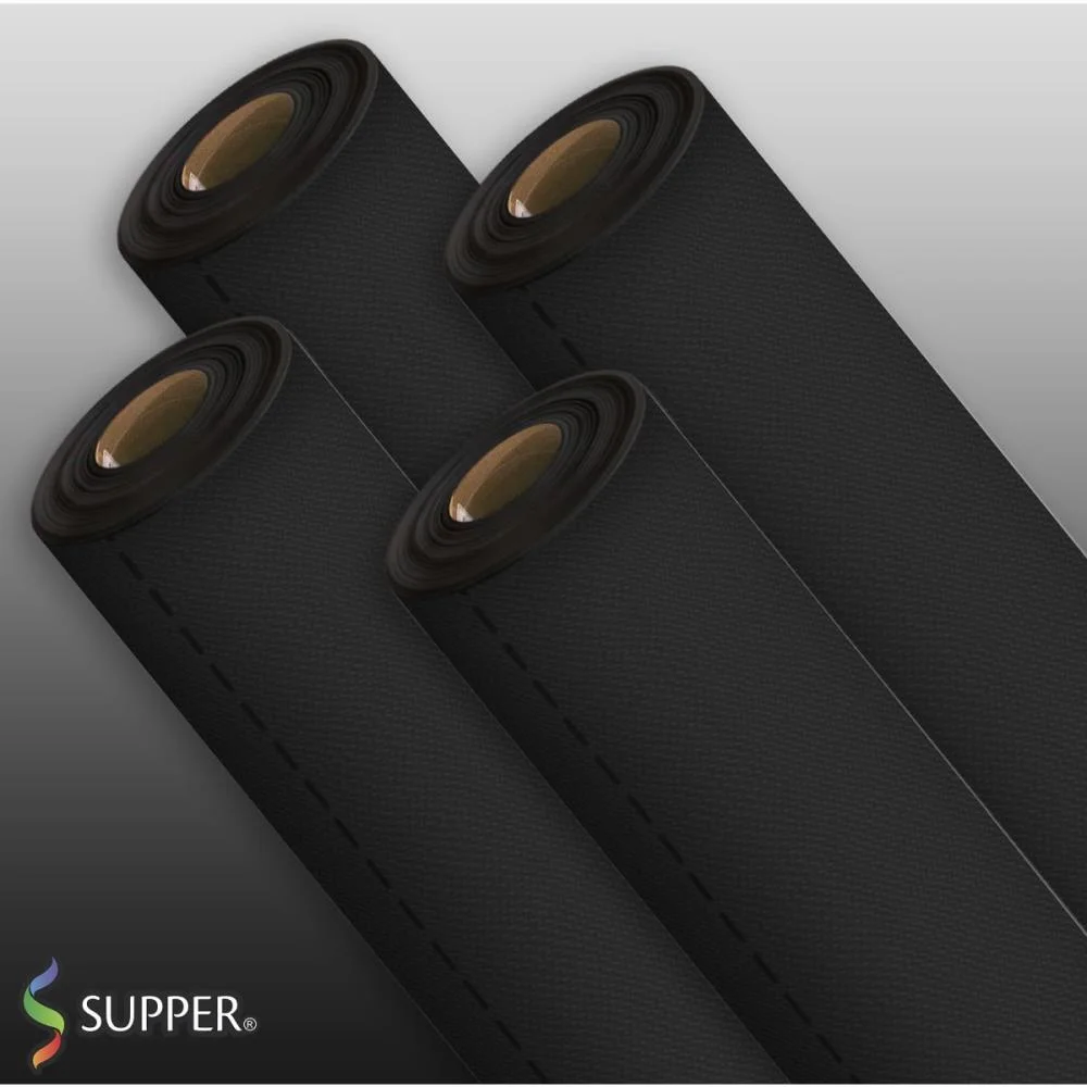 TNT 0,70CM 40G PICOTADO 70CMX1M PRETO SUPPER (RL-50MTS) - imagem 4