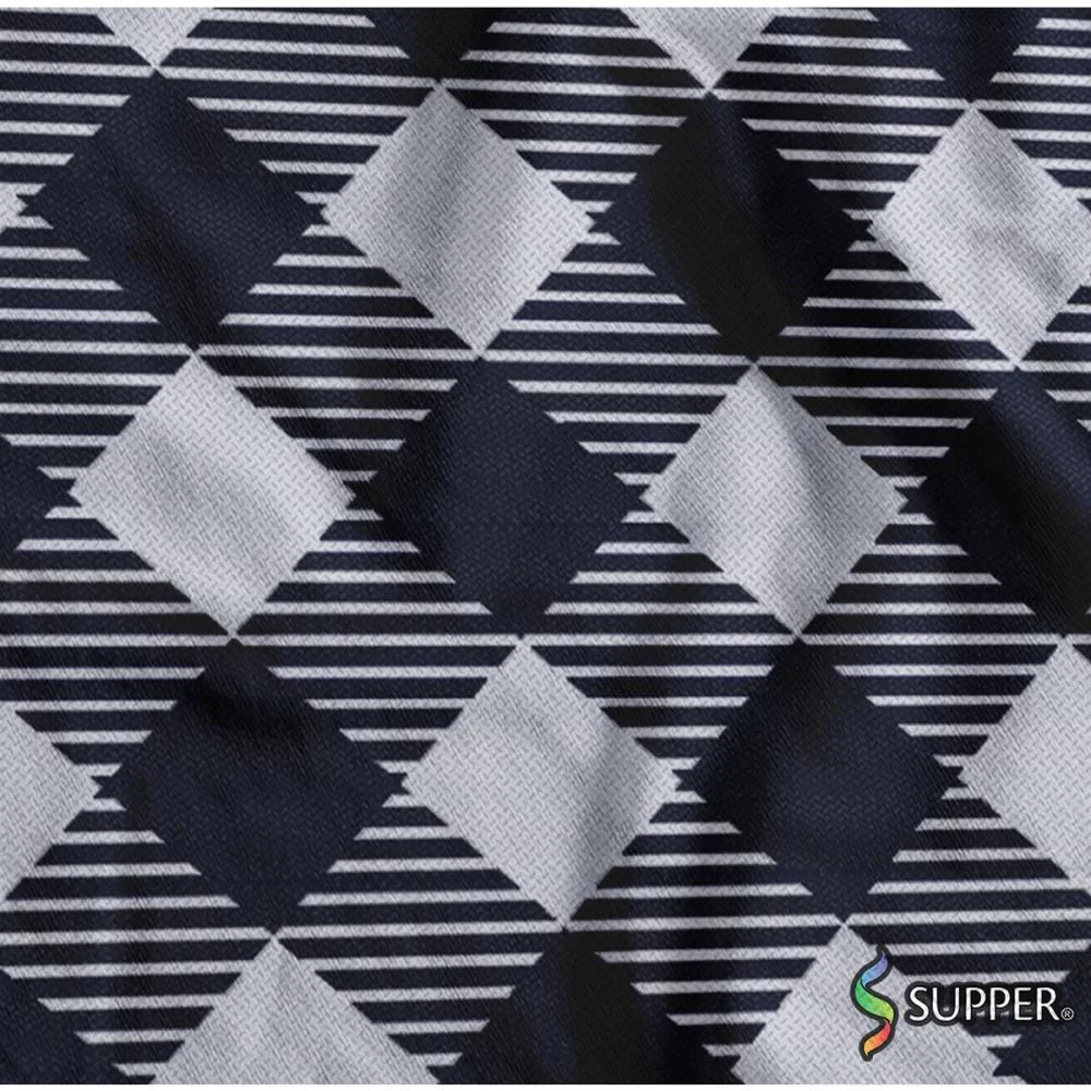 TNT ESTAMPADO 1,40M 40G XADREZAO BRANCO/PRETO SUPPER (RL-25MTS) - imagem 3