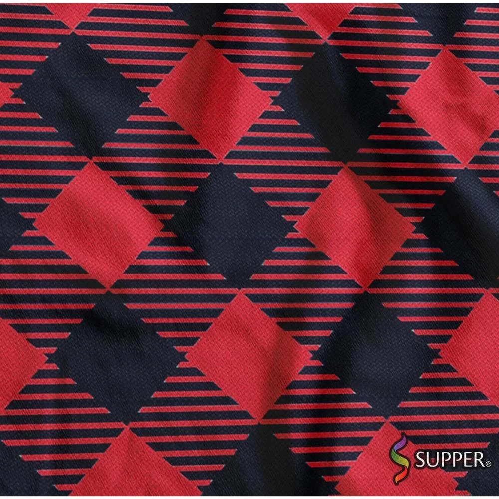 TNT ESTAMPADO 1,40M 40G XADREZAO VERMELHO/PRETO SUPPER (RL-25MTS) - imagem 3