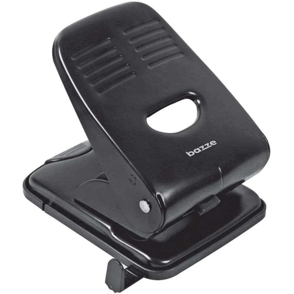 PERFURADOR DE PAPEL BAZZE B6240 P/40F 2FUROS PRETO SUMMIT (UNIDADE) - imagem 2
