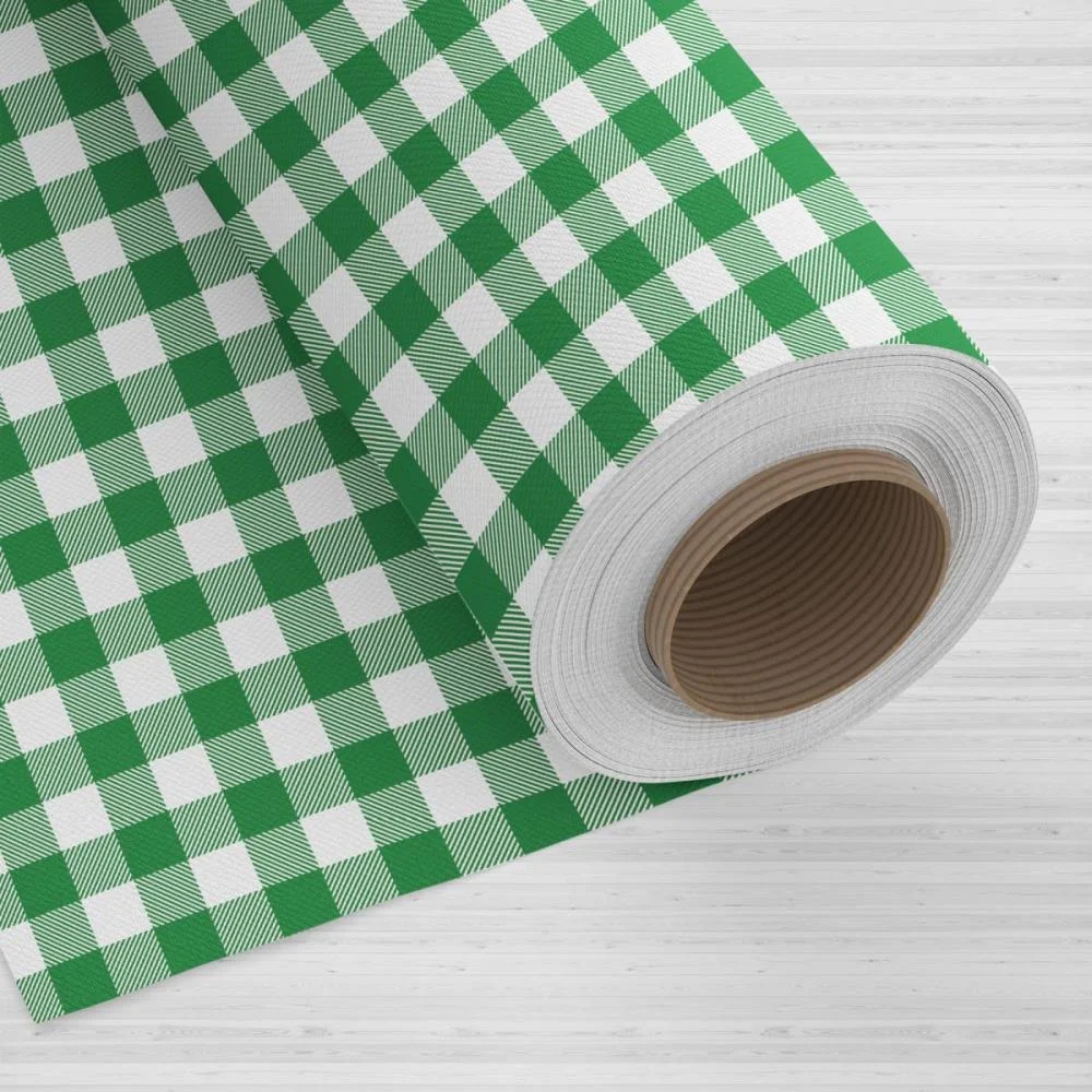 TNT ESTAMPADO 1,40M 40G XADREZ VERDE MEWI (RL-25MTS) - imagem 3