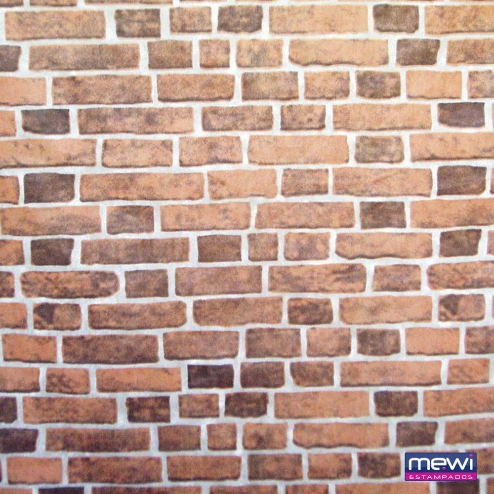 TNT ESTAMPADO 1,40M 40G TIJOLINHO MEWI (BO-25MTS) - imagem 2
