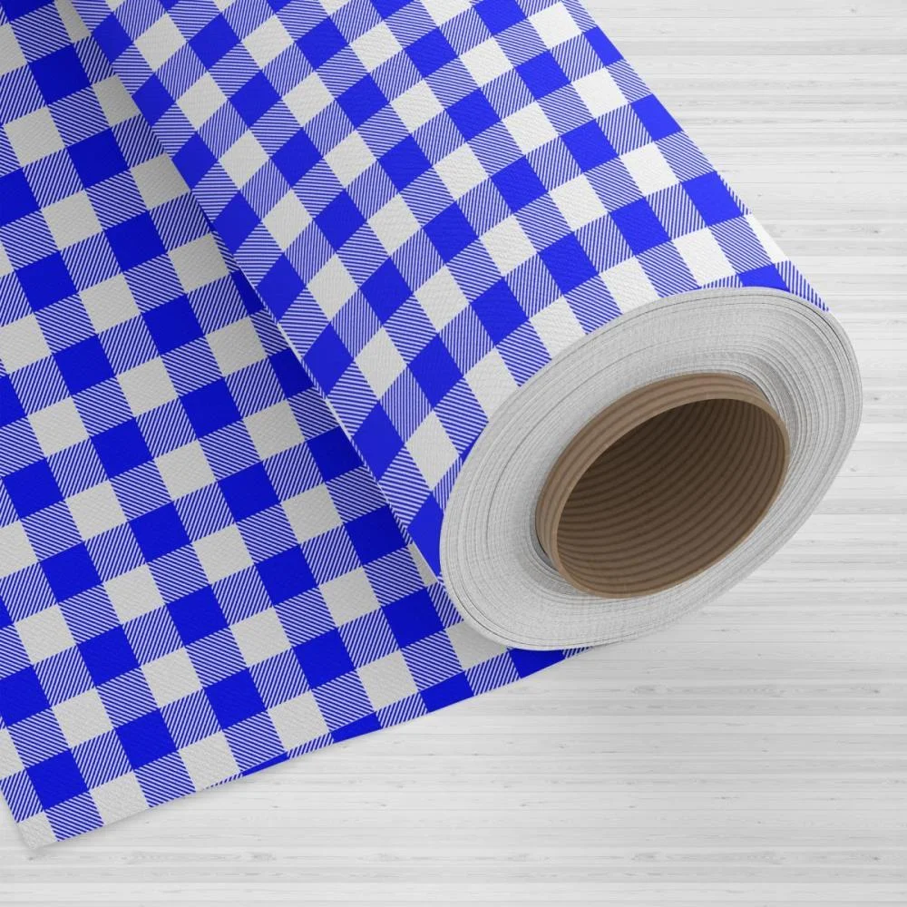 TNT ESTAMPADO 1,40M 40G XADREZ AZUL ROYAL MEWI (BO-25MTS) - imagem 4