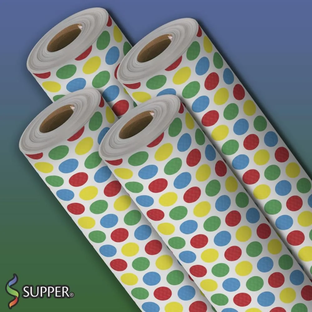 TNT ESTAMPADO 1,40M 40G BOLAS COLORIDAS SUPPER (RL-25MTS) - imagem 4