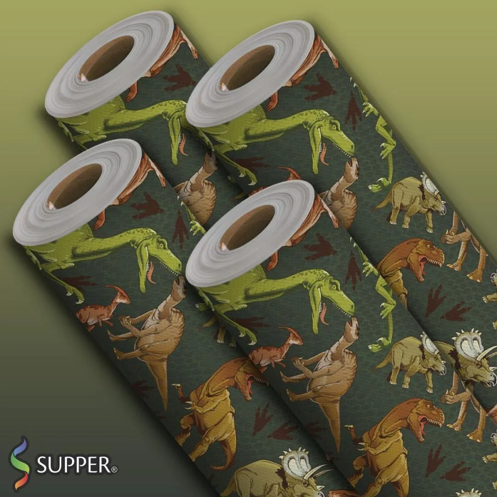 TNT ESTAMPADO 1,40M 40G DINOSSAURO SUPPER (RL-25MTS) - imagem 4