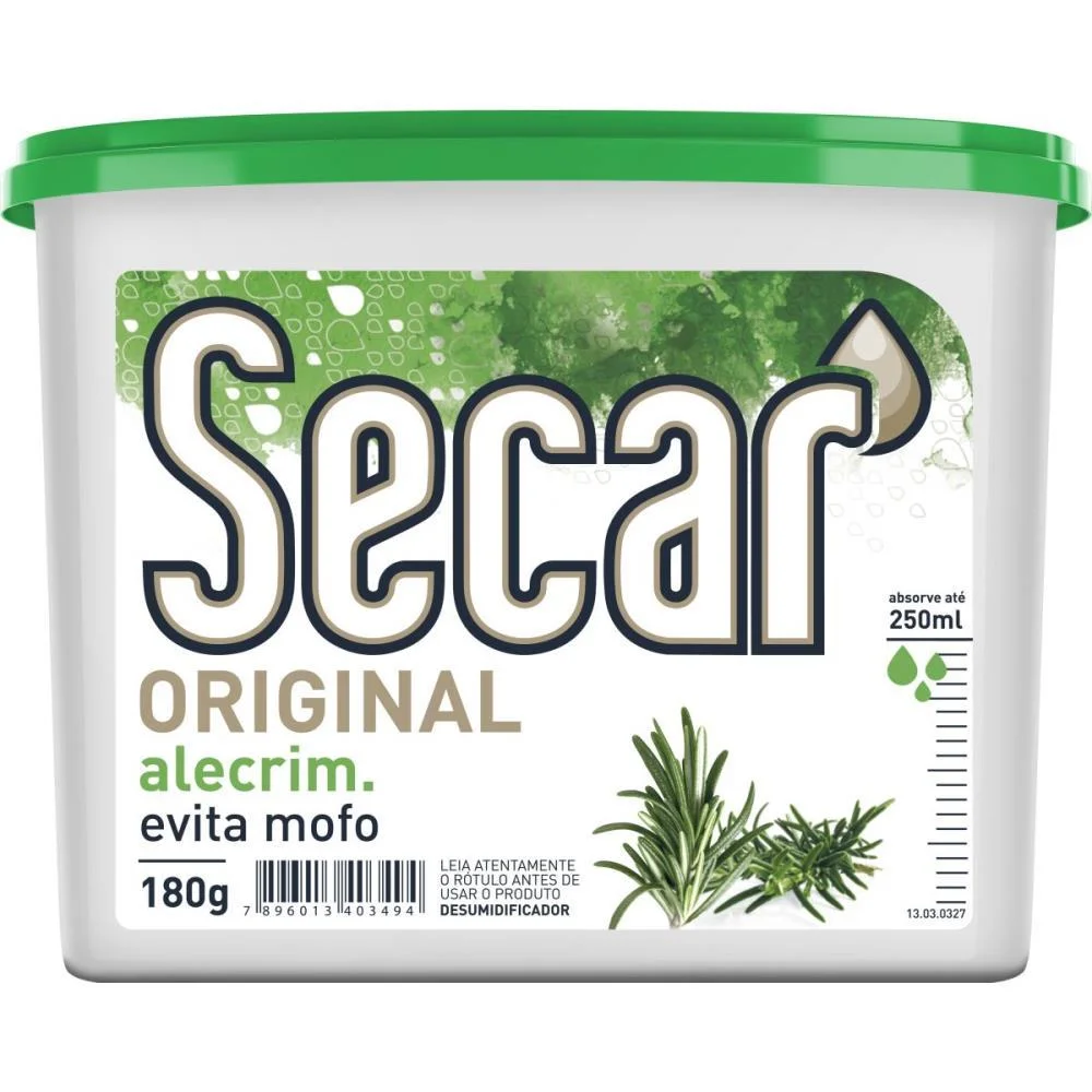 DESUMIDIFICADOR SECAR ORIGINAL ALECRIM 180G. SOIN  - imagem 5