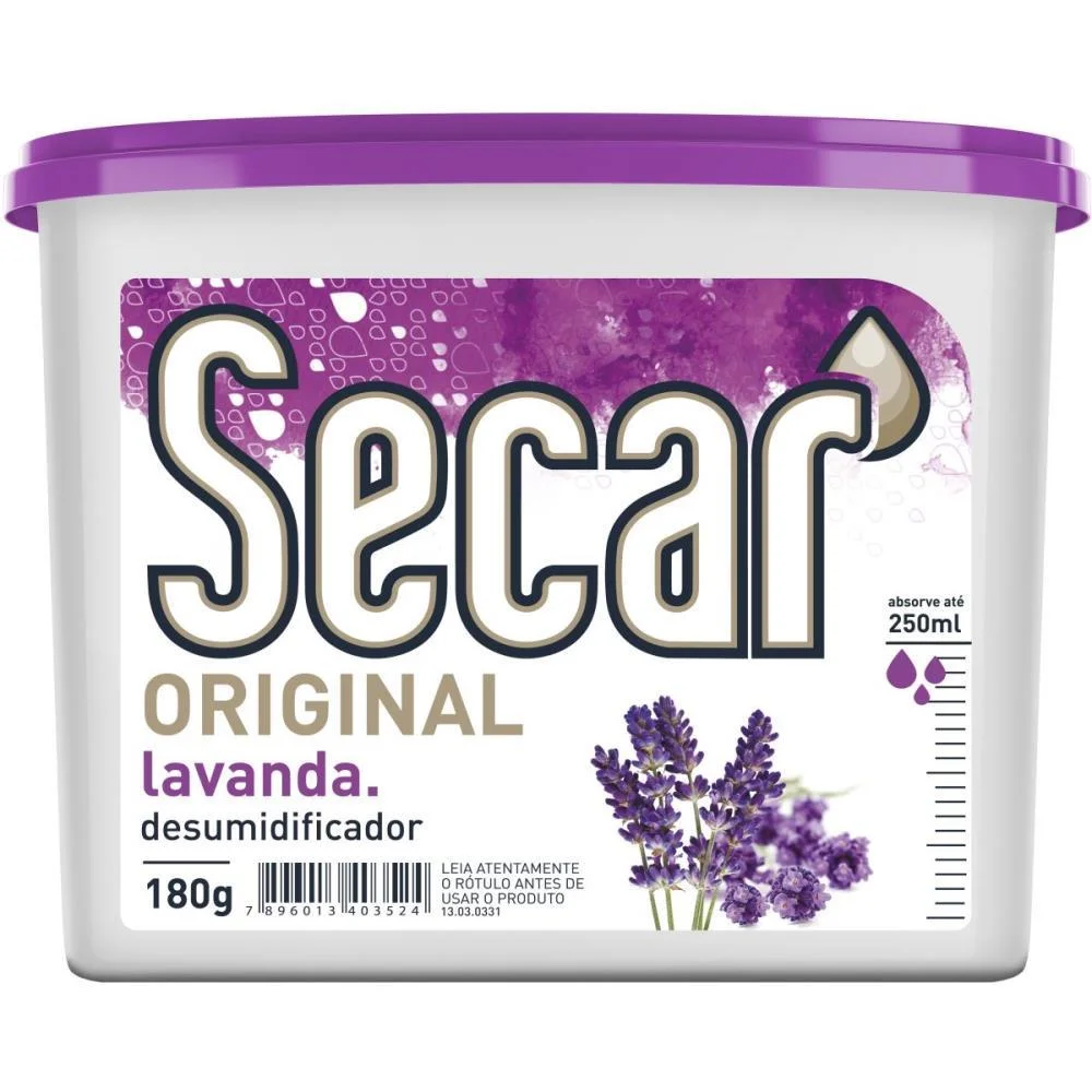 DESUMIDIFICADOR SECAR ORIGINAL LAVANDA 180G. SOIN  - imagem 5