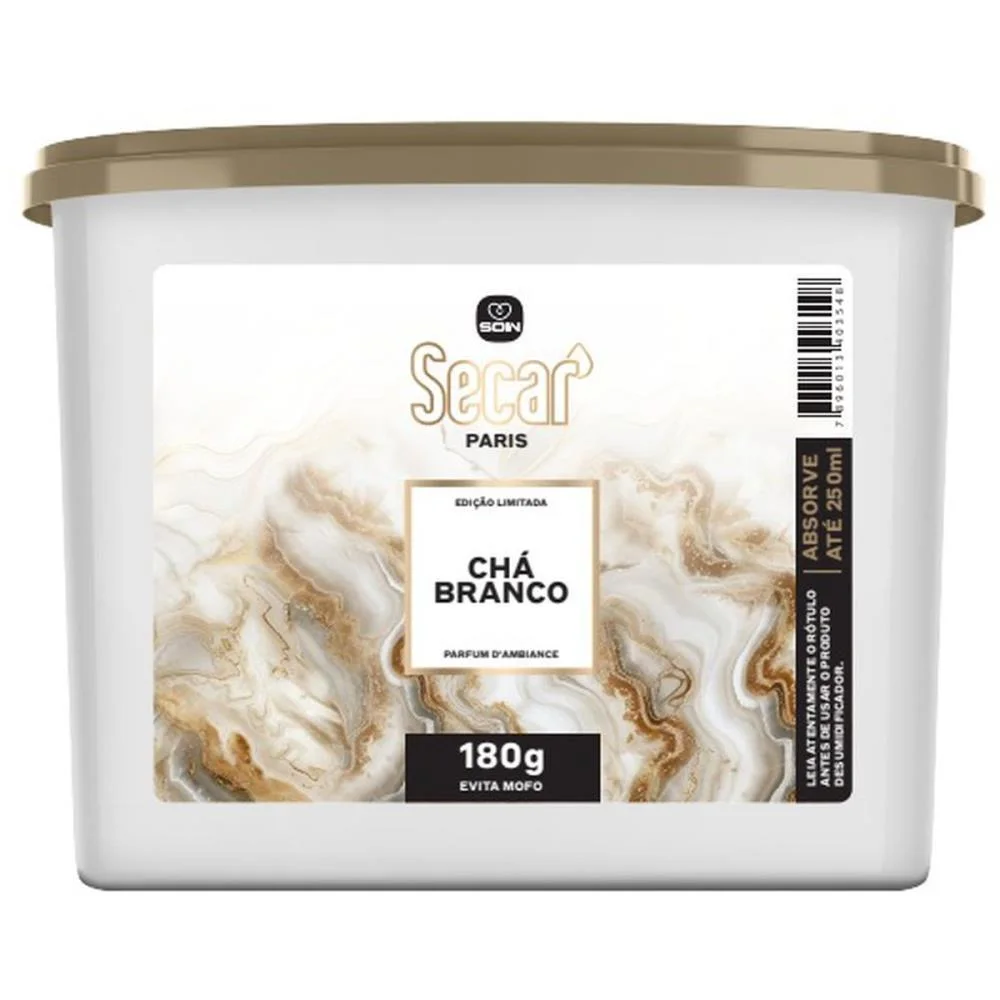DESUMIDIFICADOR SECAR ORIGINAL CHA BRANCO 180G SOIN  - imagem 3