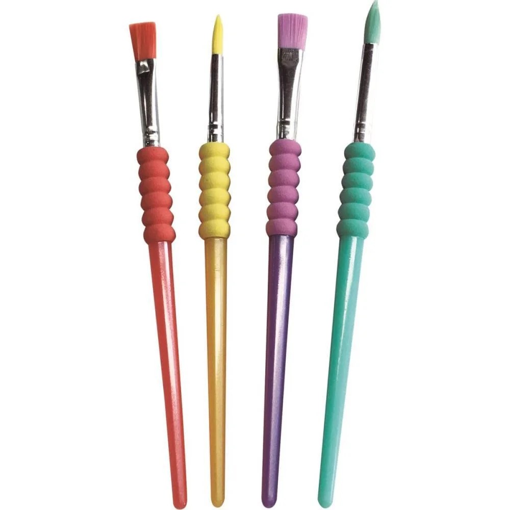 PINCEL ARTESANAL KIT PINCEL GRIP COLOR PASTEL KIT (BL.C/04) - imagem 4