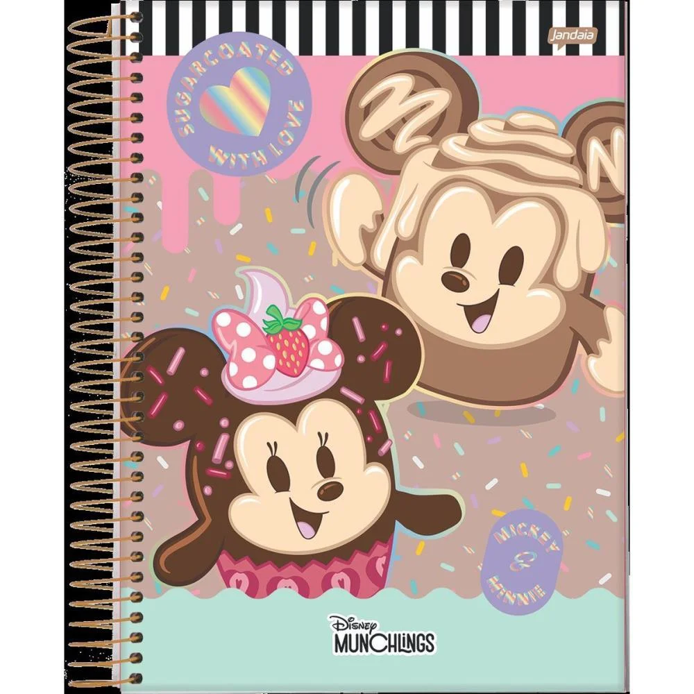 CADERNO 01X1 CAPA DURA DISNEY MUNCHILLINGS 80FLS JANDAIA (PCT.C/04) - imagem 4