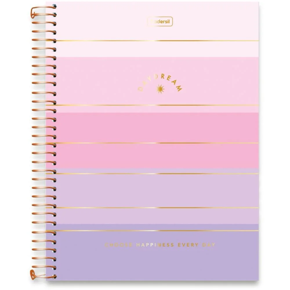 CADERNO 01X1 CAPA DURA DAYDREAM 2EM1 C/PLANNER 88FLS CADERSIL (PCT.C/04) - imagem 2
