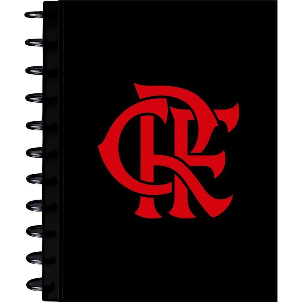 CADERNO 01X1 CAPA DURA FLAMENGO MOD.1- DISCO 80FLS KIT (UNIDADE) - imagem 7