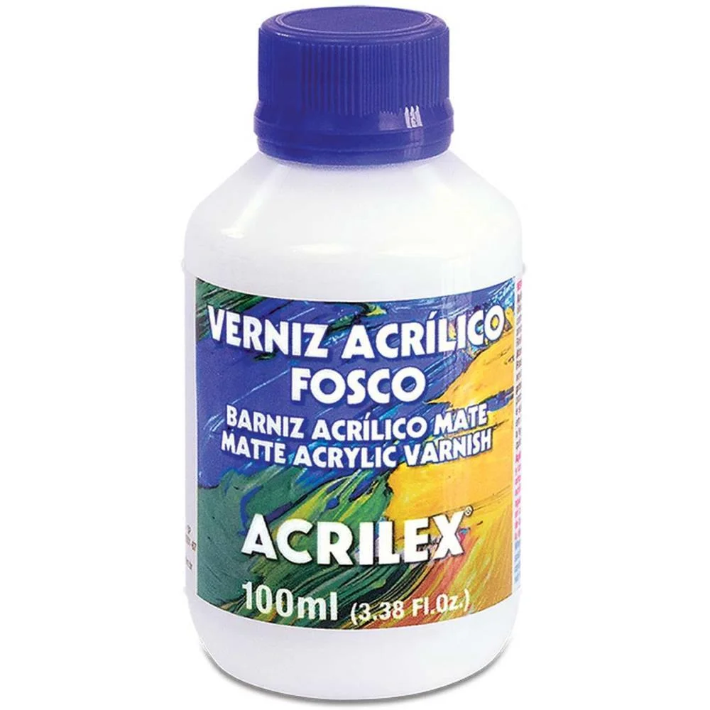 PRODUTO PARA ARTESANATO VERNIZ ACRILICO FOSCO 100ML ACRILEX (PCT.C/06) - imagem 2