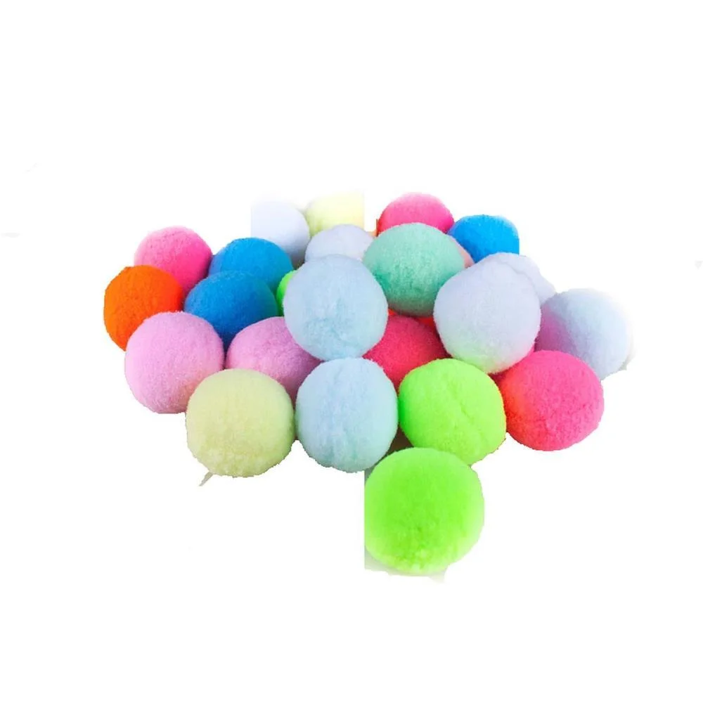 AVIAMENTO POMPOM MULTICOR 40MM C/50UNID. NYBC (PACOTE) - imagem 2